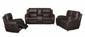 Marlboro 2-2-1 1 Action + Console Recliner LS Embossed Leather