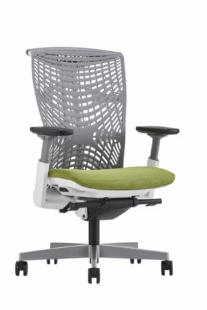 Merryfair Reya Ergonomic Chair Lime & Grey