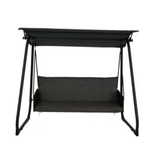 Sabrina Garden Hammock Black Metal Polly Rattan