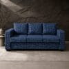 Ashford 3 Seater Sofa in deep blue textured upholstery
