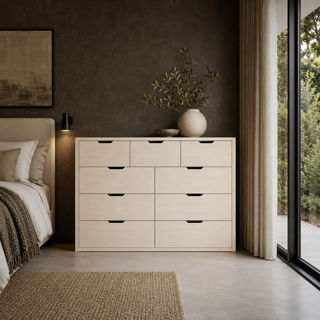 Caitlyn 9 Drawer Chest Of Drawers