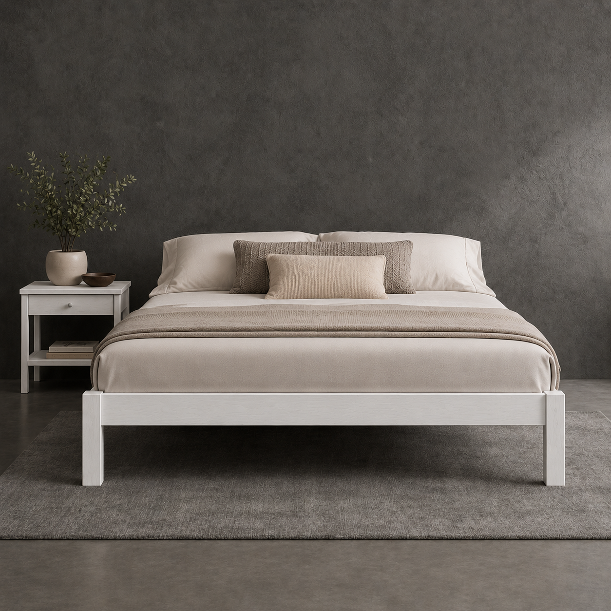 WHITE DIVAN