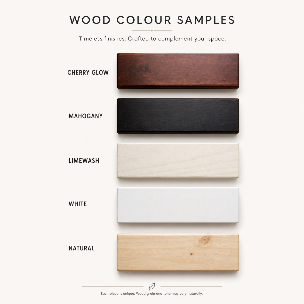 WOOD COLOUR SWATCHES