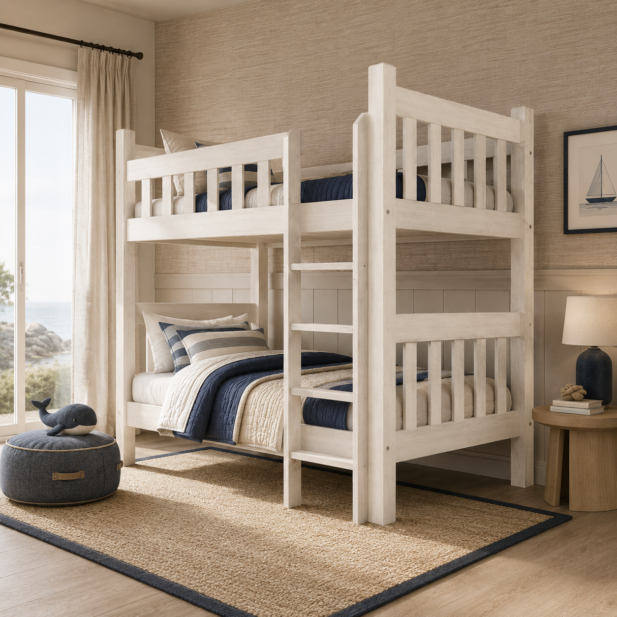 tristan bunk bed limewash