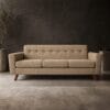 Monaco 3 Division Couch with button-tufted backrest and three separate seat cushions