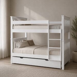Troy 3 Quarter Bunk Bed Without Storage Drawer