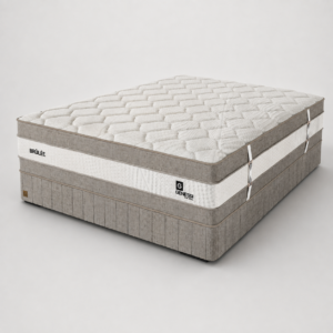 Genessi Brûlée Bed Set – Pearl Collection mattress and base