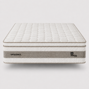 Genessi Opulence Mattress from the Pearl Collection with pillow top mattress.