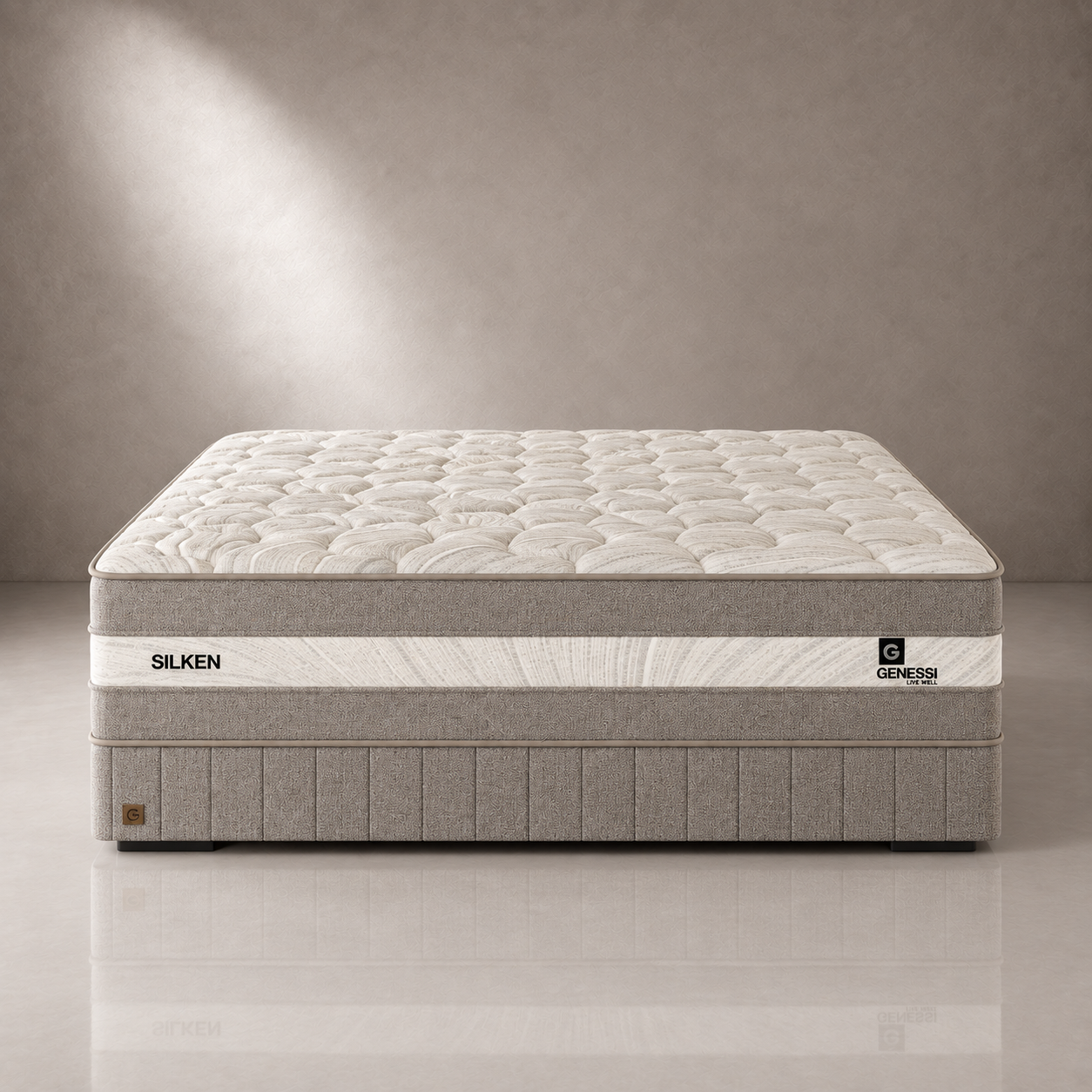 SILKEN FRONT FACING Genessi Silken Bed Set