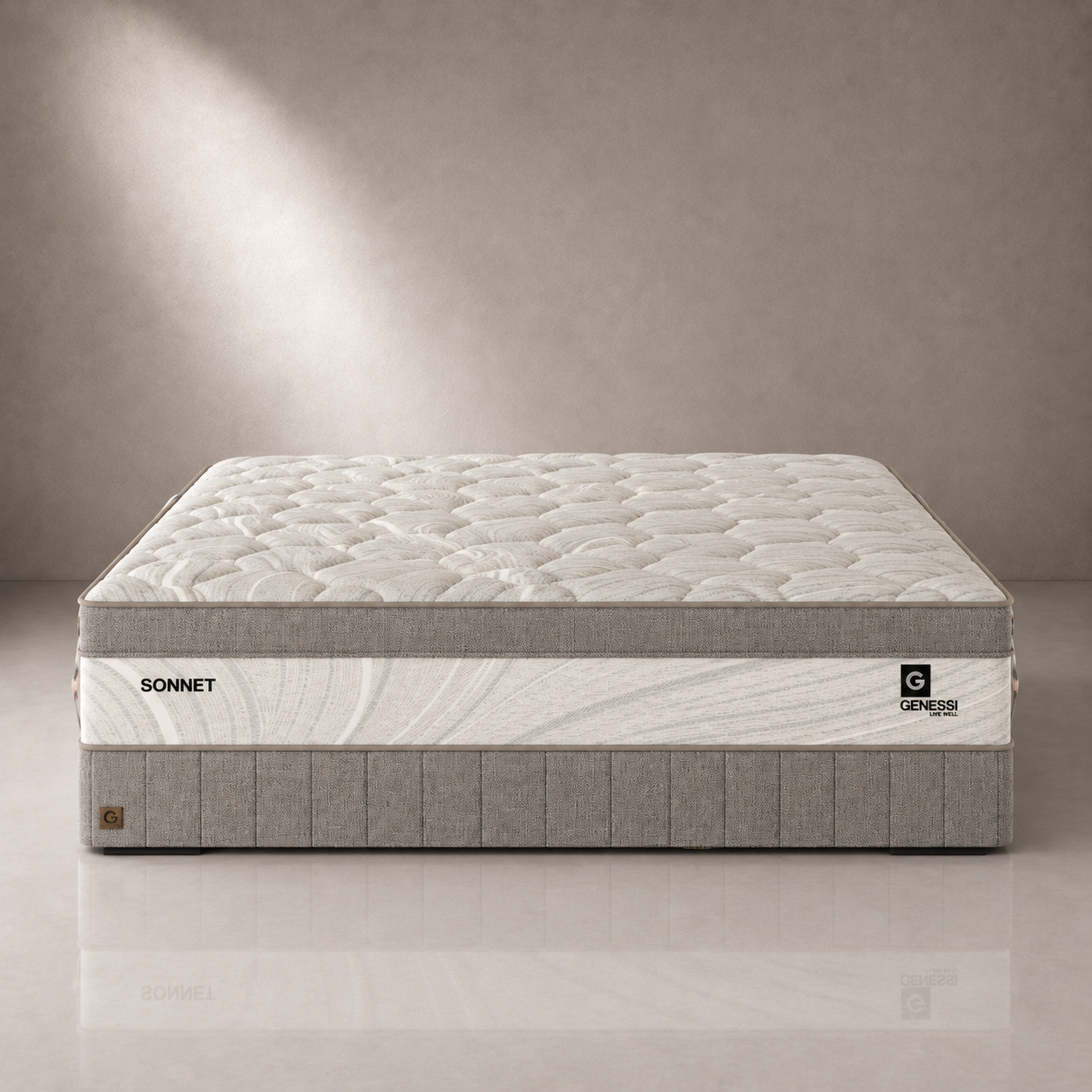 SONNET BED SET FRONT FACING Genessi Sonnet Ultra Luxury BED-SET