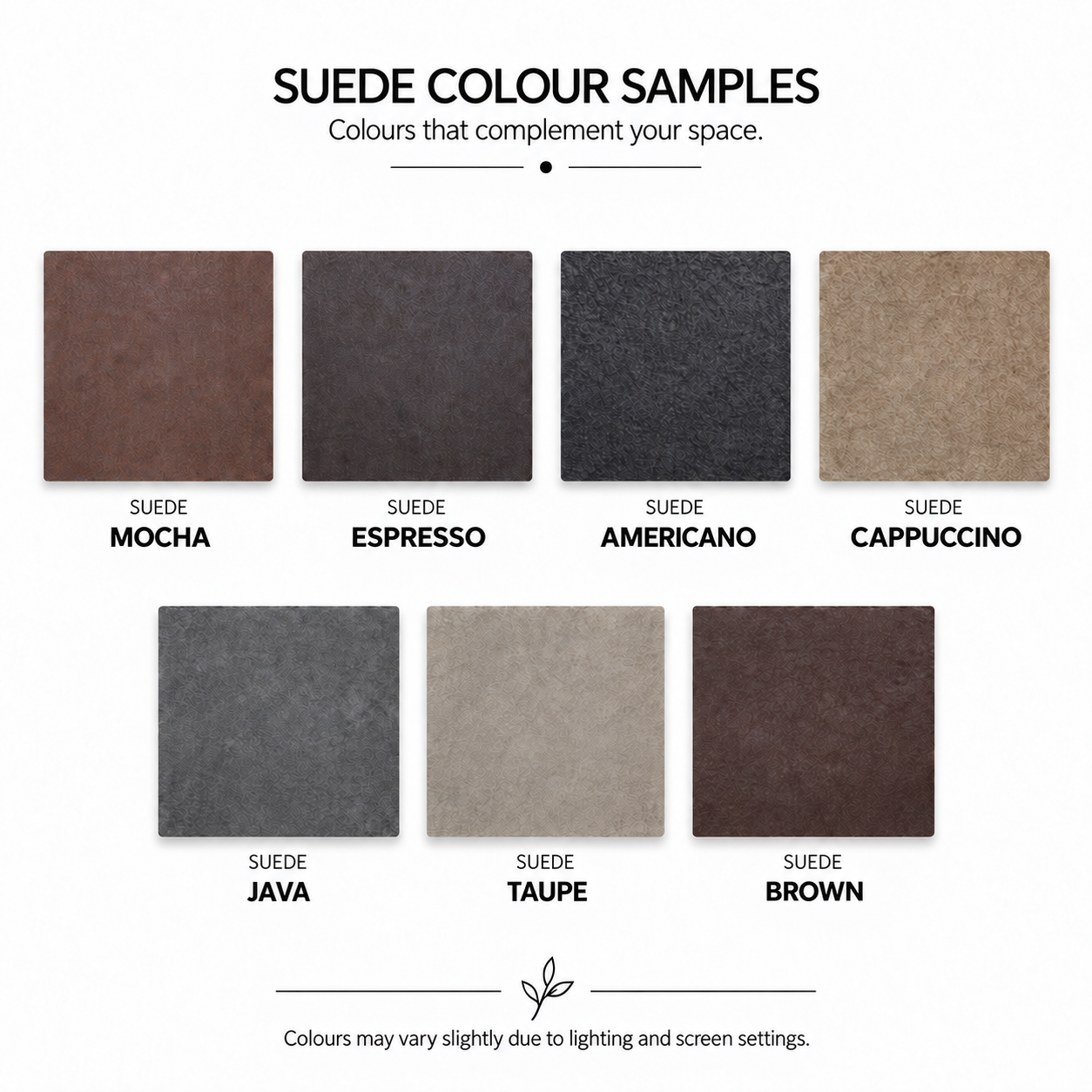 SUEDE COLOUR SAMPLES SUEDE-COLOUR-SAMPLES